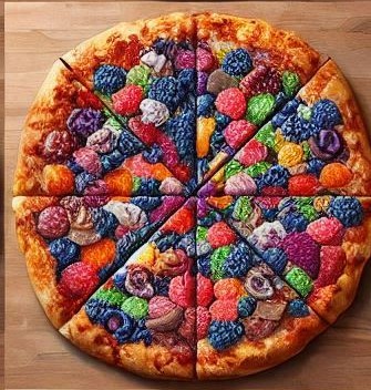 Pizza Lusitana Colorida